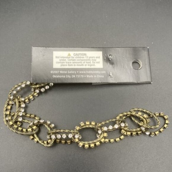 Metal Gallery Jewelry Craft Lot of 7 Pcs NOS 2007 Owl Brooch Bracelets Necklaces - Picture 8 of 16